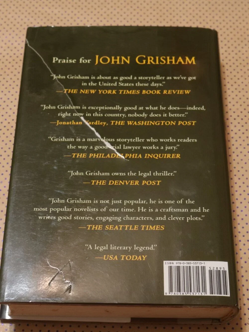 John Grisham Sycamore Row Book